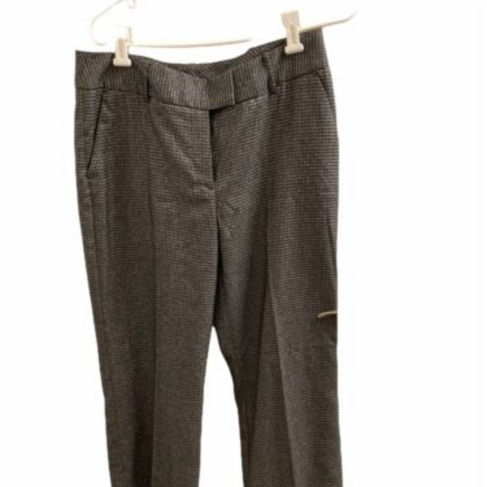 Worthington Modern Fit Womens Dress Pants ~ Sz 10 ~ Black Tweed Poly spa…